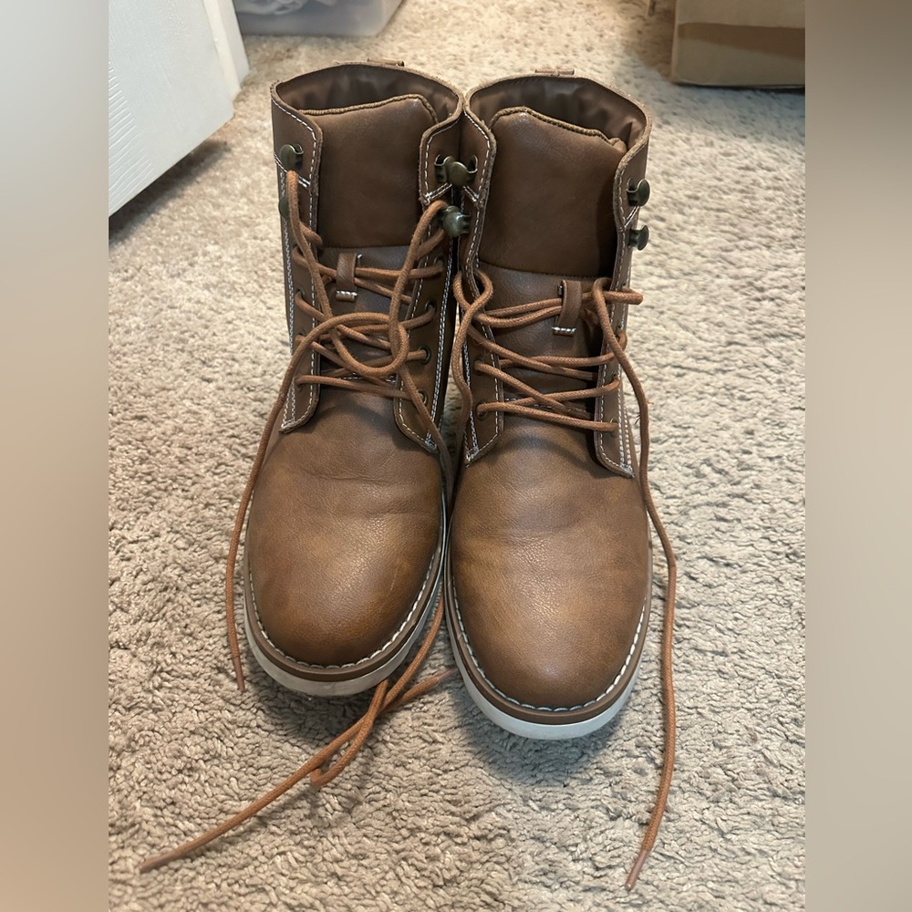 Brown Leather Men's Boots